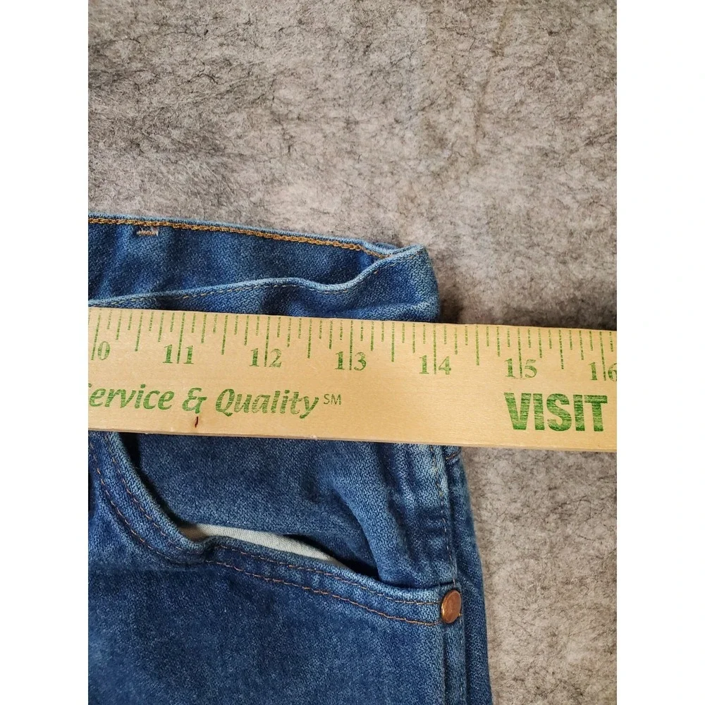 Wrangler Jeans Mens 28x35* Blue Denim Cowboy Cut Slim Fit Western Rodeo 936PWD